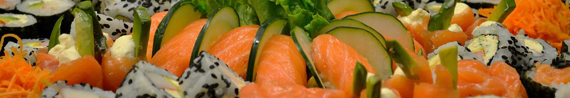 Eating Asian Fusion Japanese Sushi at Kiku Japanese Fusion restaurant in Tallahassee, FL.